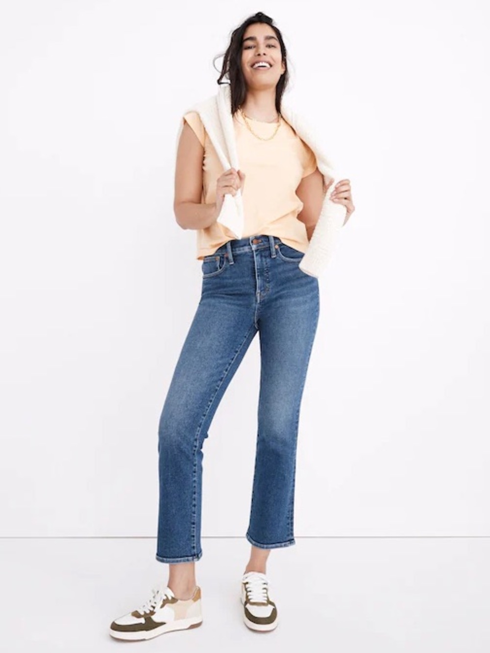 NWT Madewell Cali Semi Boot Jeans Size 25